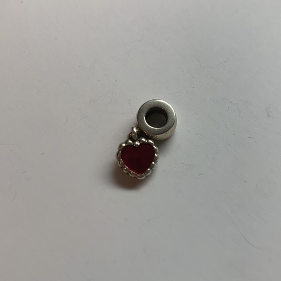 Pandora Charm Retired “Forever Fuchsia” Heart - Picture 3 of 3